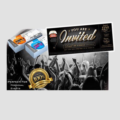 Image of event ticket prints, Event Tickets, Perfect Image Printing