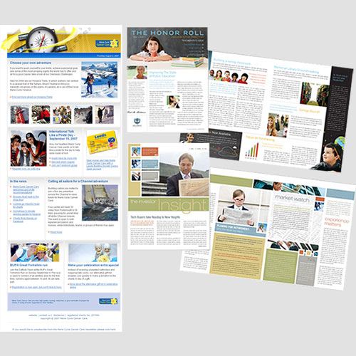 Image of Newsletters displayed, Newsletters, Perfect Image Printing