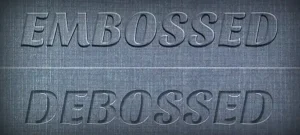 What is The Difference Between Embossed & Debossed Printing?