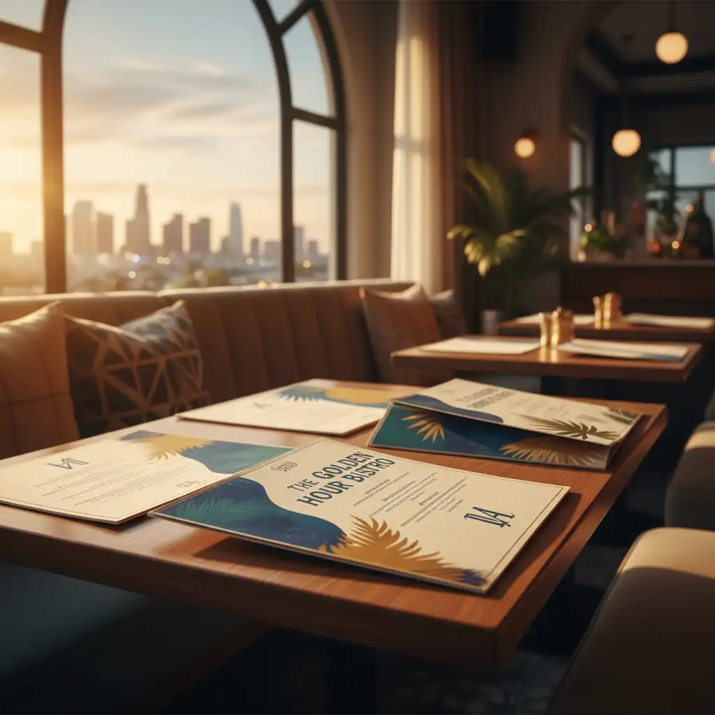 Menu Printing Services Los Angeles : Perfect Image Printers