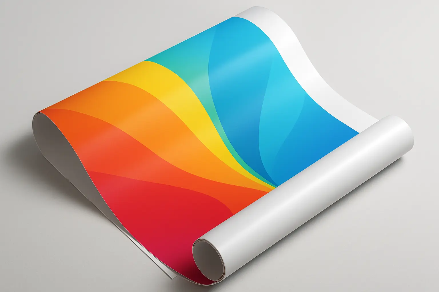 Glossy rolled posters
