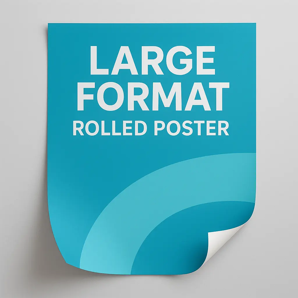 Large-format rolled posters