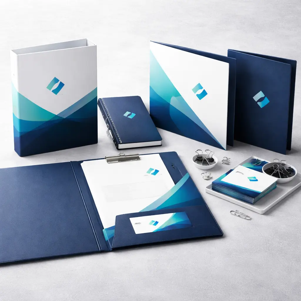 Branded folders and presentation kits