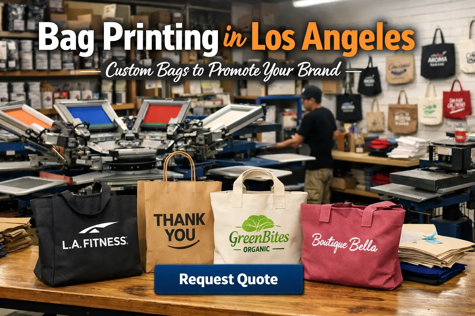 Get Bags Printing Services in Los Angeles