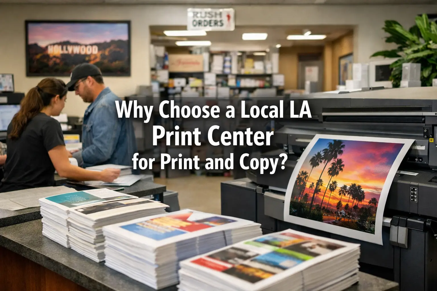 Local LA Print Center for Print and Copy