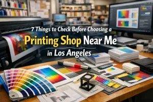 7 Things to Check Before Choosing a Printing Shop Near Me in Los Angeles