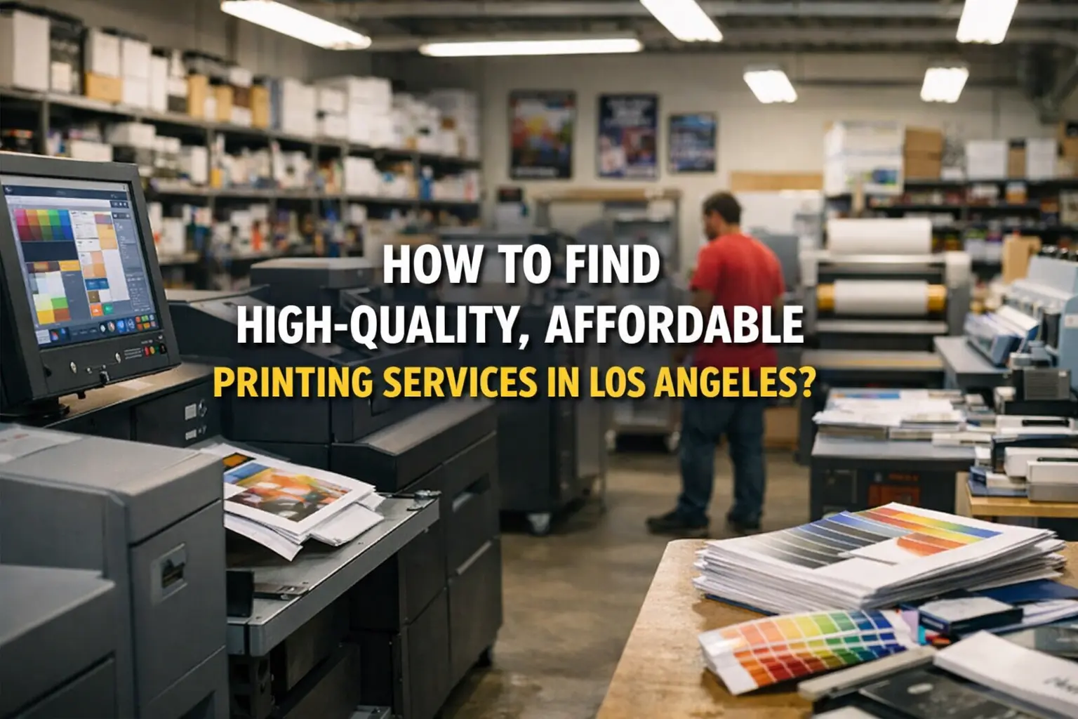 How Can You Find High-Quality Affordable Printing Services in Los Angeles?