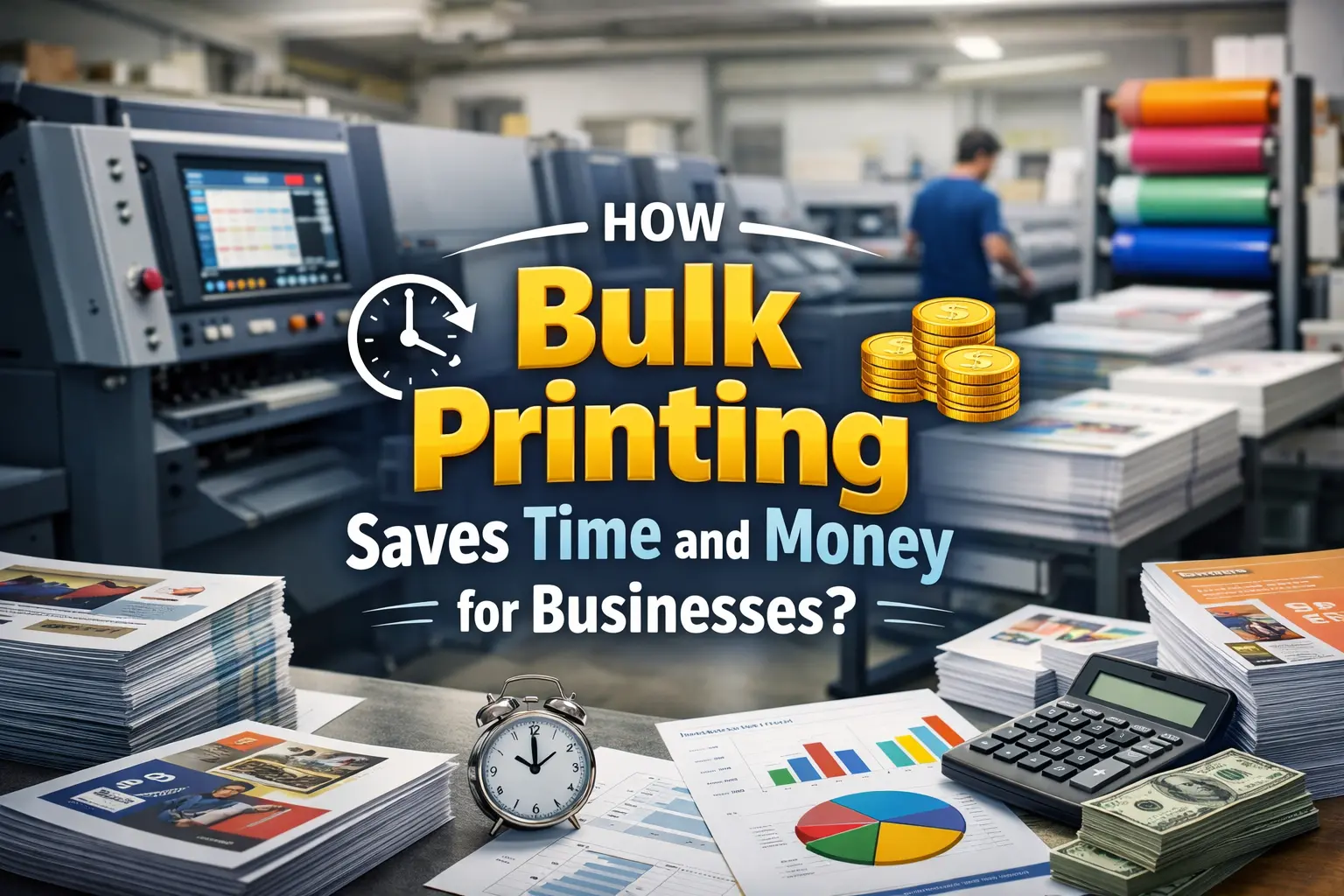 How Does Bulk Printing Save Time and Money for Businesses?