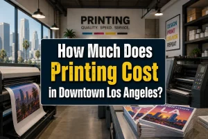 How Much Does Printing Cost in Downtown Los Angeles?