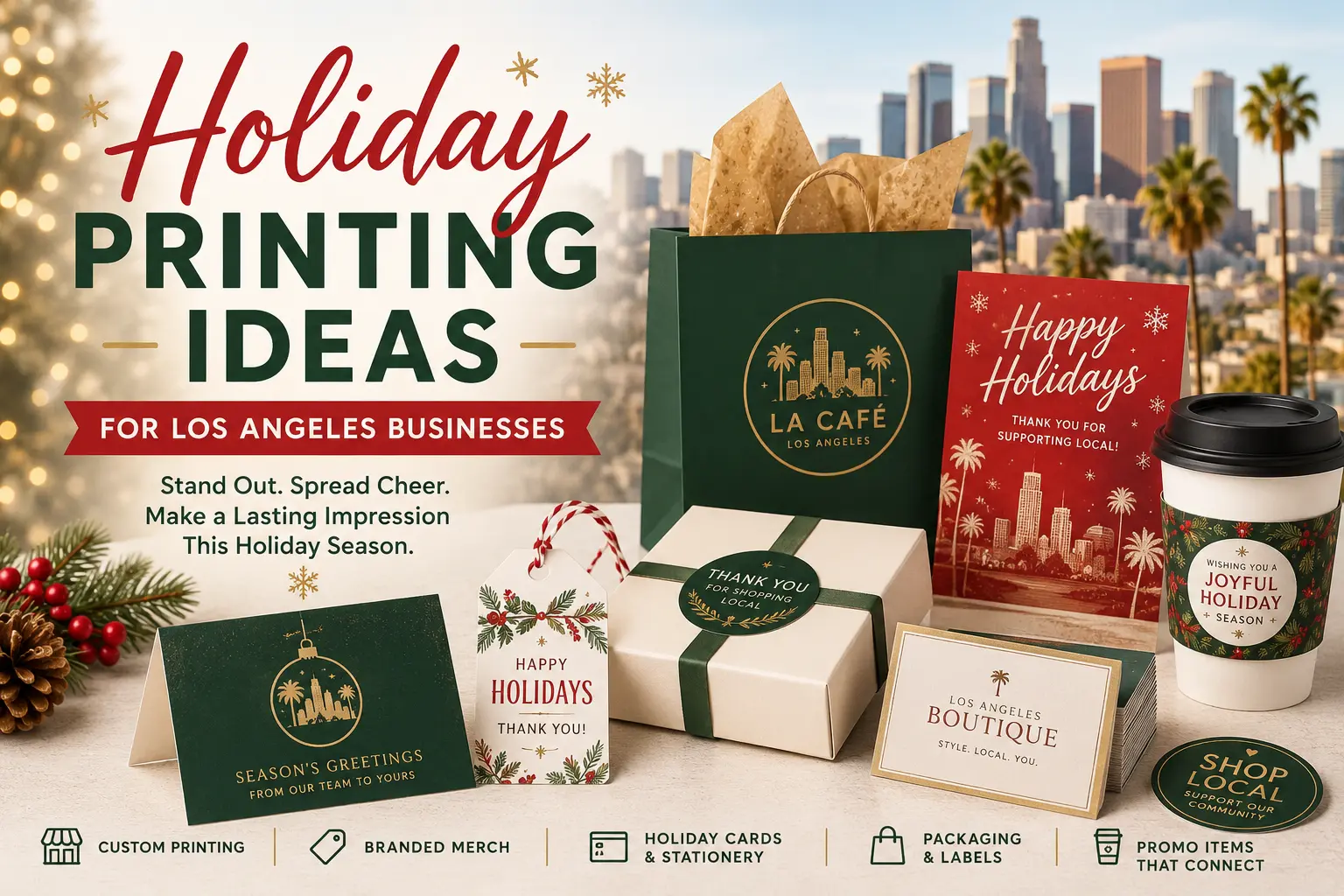 Holiday Printing Ideas for Los Angeles Businesses