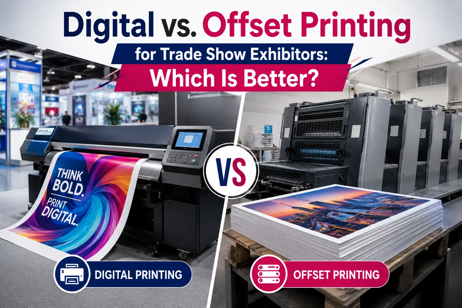 Digital vs. Offset Printing for Trade Show Exhibitors